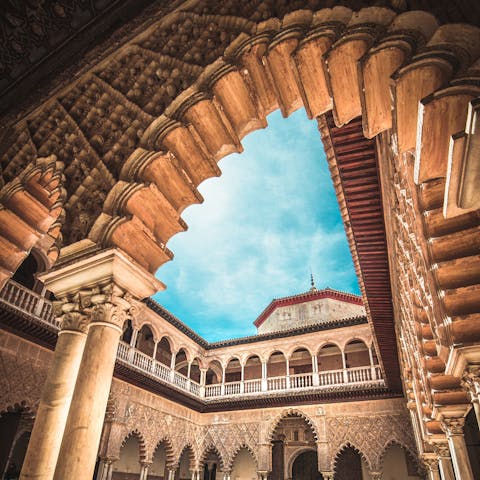 Be mesmerised by one of Seville's must-sees – the ravishing Real Alcázar