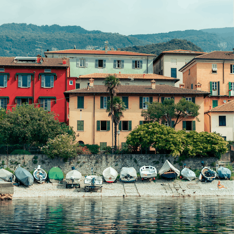 Wander around Lierna, within walking distance of the home