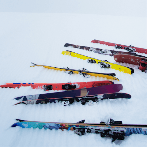 Hit the slopes with your nearest ski lift a ten-minute drive away