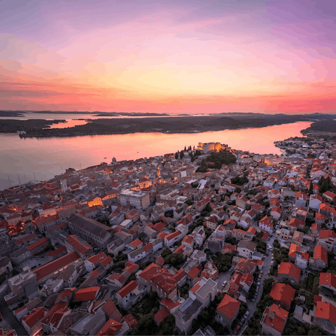 Stay close to historic Šibenik, Croatia's oldest coastal town
