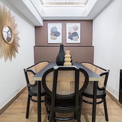 Gather for authentic breakfasts or homecooked meals