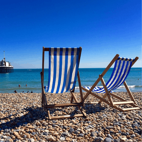 Take a rejuvenating walk down to the seafront – only five–minutes away
