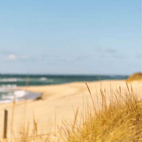 Spend idyllic days walking and relaxing on the nearby beaches