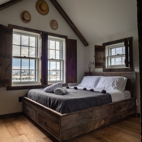 Savour lazy mornings watching the views from the bedroom