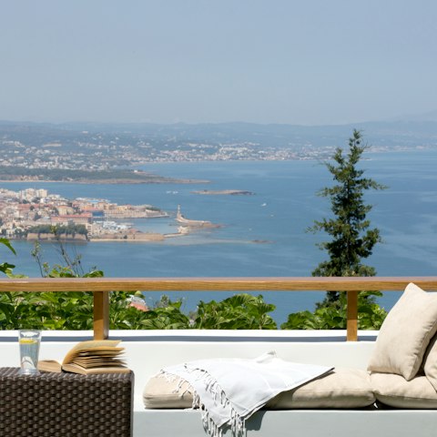 Raise a toast to the terrace's fantastic views