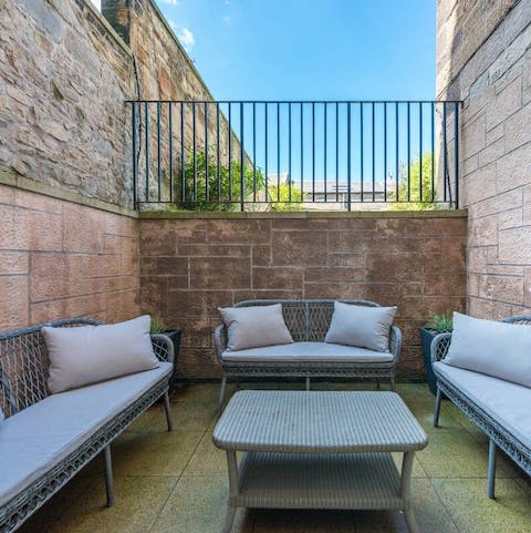 Sip some beers on the terrace