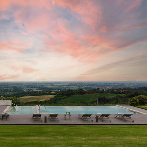 Admire picture-perfect views from the poolside