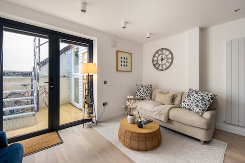 Unwind in the living space after a jam-packed day of sightseeing