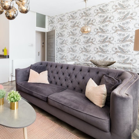 Fall back onto the sofa after a day exploring Leamington