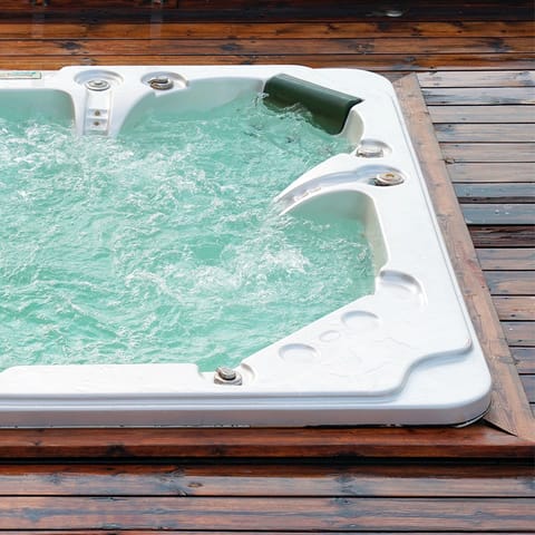Unwind in the hot tub