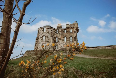 Sleep inside a turreted 18th-century hilltop retreat above the city