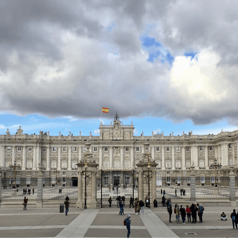 Dot around the city's most iconic sights, including the baroque Royal Palace