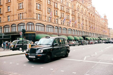 Browse Harrods, the world-famous luxury department store, just a five-minute walk away