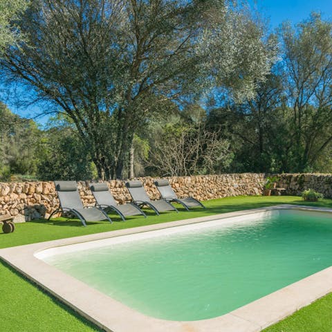 Swim and play in your own private pool