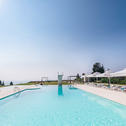 Dive straight into the refreshing pool