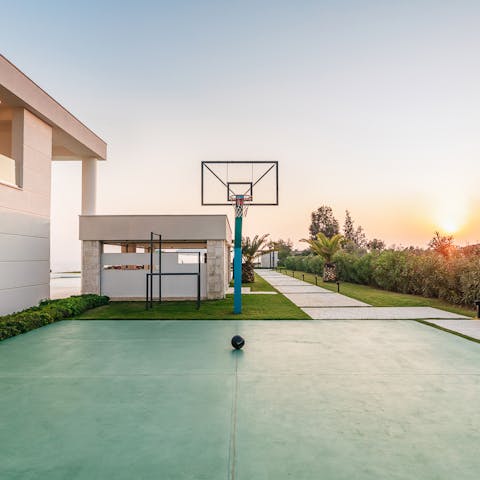 Shoot a few hoops