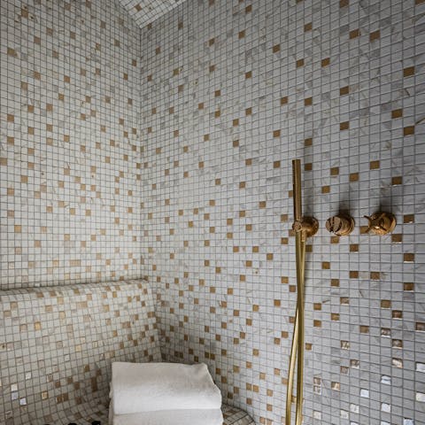 Unwind in your very own private hammam