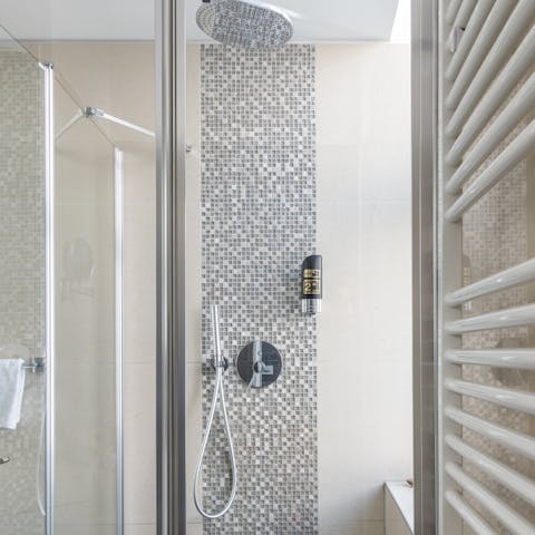 Rejuvenate under the rainfall shower