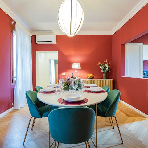 Enjoy a feast of Italian food and drink from the comfort of home