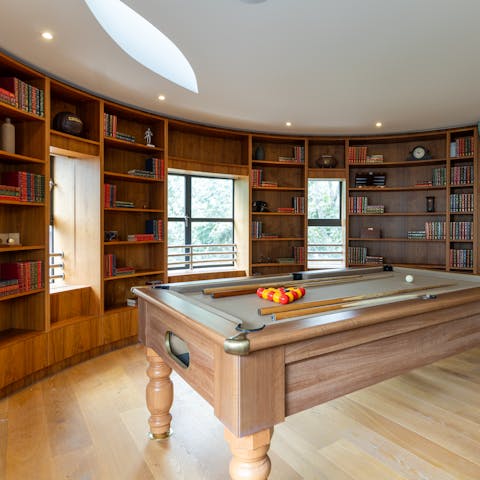 Show off your skills at the pool table