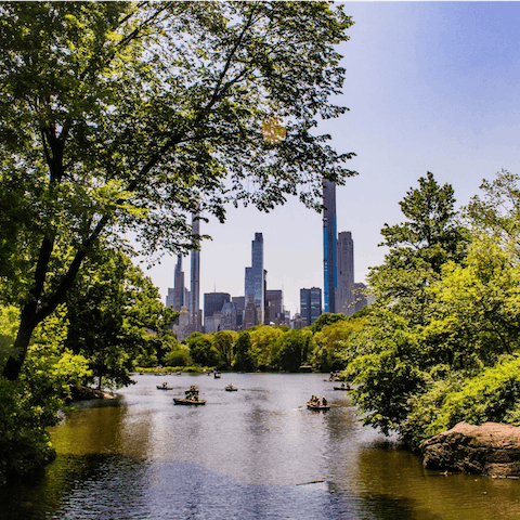 Stay just a short walk from NY's famous Central Park
