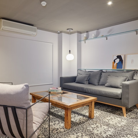 Enjoy a much-needed sit down in the communal lounge areas