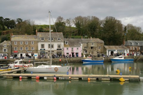 Explore Padstow's seafood restaurants and lively quayside, half an hour by car