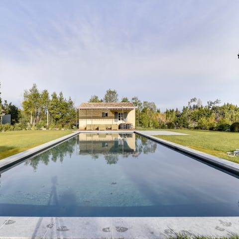 Cool off in the idyllic pool