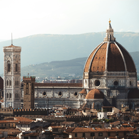 Take the tram to easily reach the Duomo in fifteen minutes