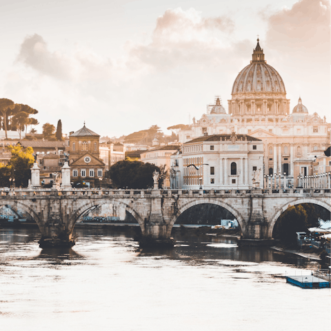 Stay in the heart of the Eternal City and explore its many attractions