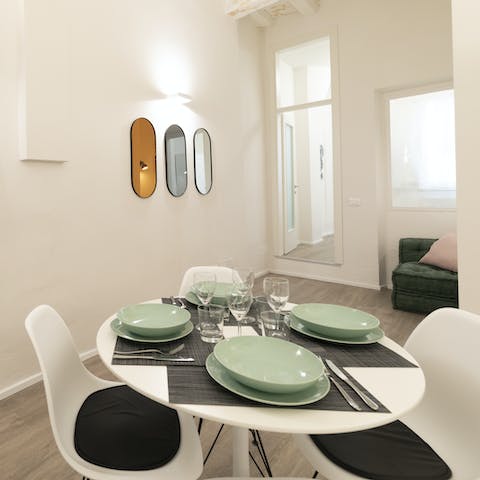 Serve up your favourite dishes in the smart kitchen