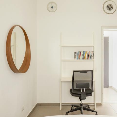 Work from home at the dedicated office space