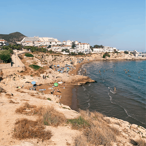 Visit the flourishing town of Sitges, just a fifteen-minute drive away