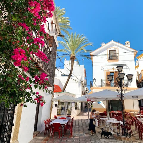 Drive minutes away to wander around the heart of Marbella