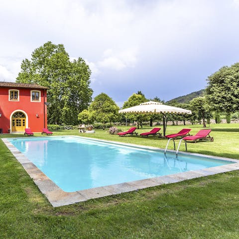 Cool off with a dip in the pool