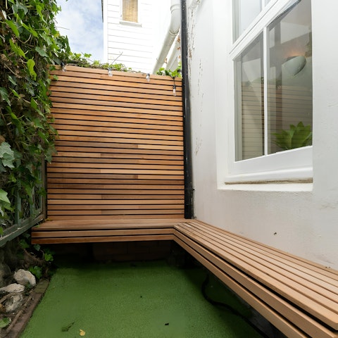 Sip your morning coffee on the private terrace