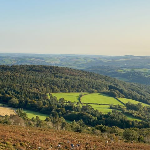 Hop in the car and drive over to Dartmoor National Park in forty minutes