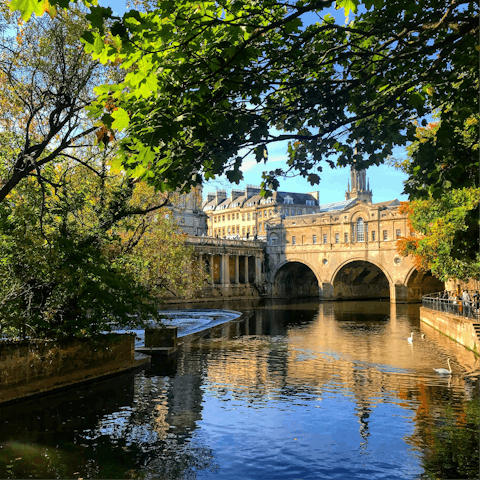 Reach the beautiful and historic city of Bath in under half an hour