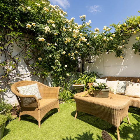 Soak up the sun in the garden