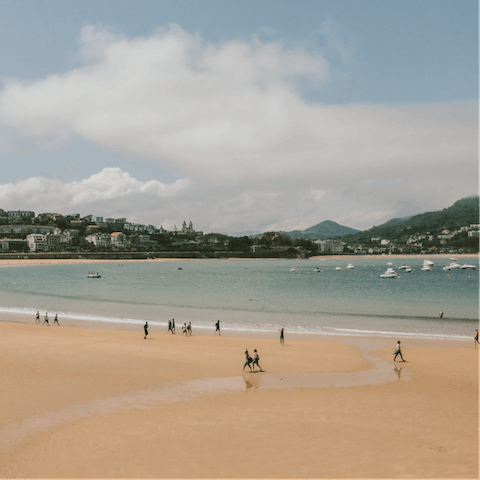 Swim at one of San Sebastian's three beaches