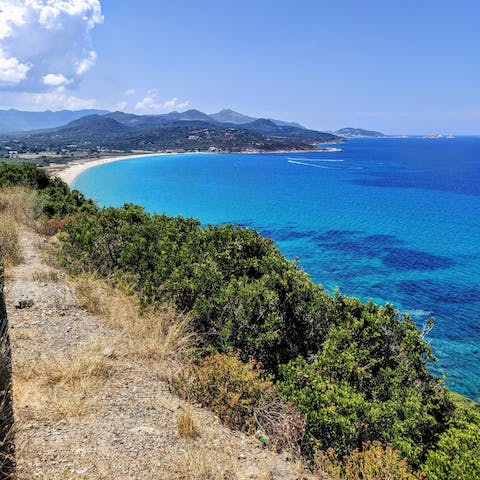 Explore the island's spectacular coastline – there's 1,046km of it to see