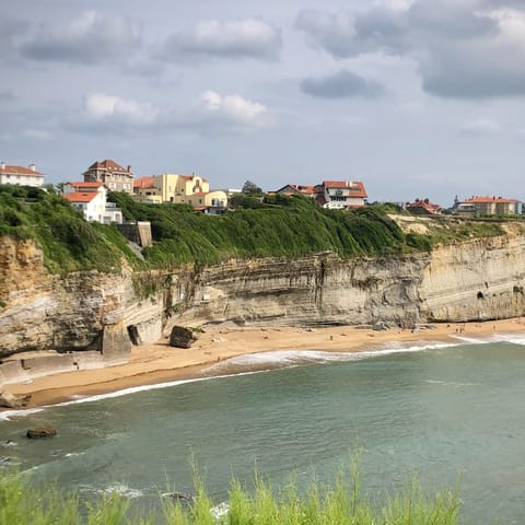 Walk to the sandy stretch of La Grande Plage in just three minutes
