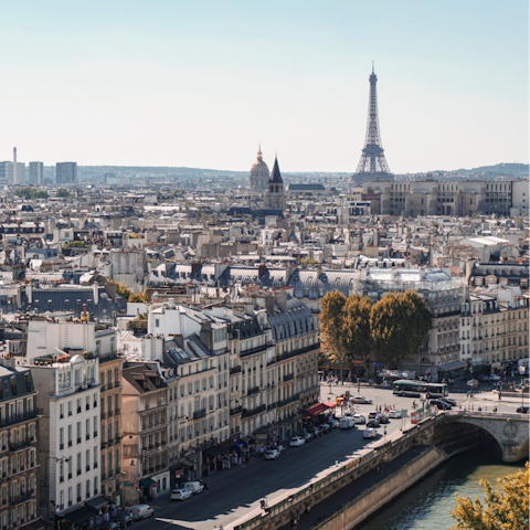 Explore the City of Light, including the nearby Palais Royal and the Palais Garnier