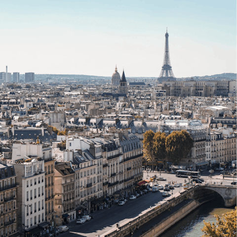Explore the City of Light, including the nearby Palais Royal and the Palais Garnier