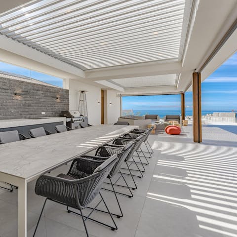 Fire up the barbecue and host alfresco dinners