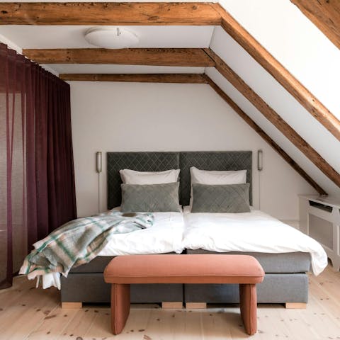 Get cosy in the bedrooms after a long day exploring Copenhagen