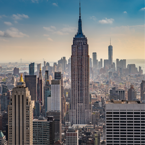 Explore NYC from your excellent location