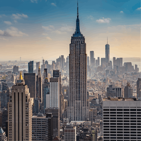 Explore NYC from your excellent location