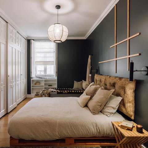 Wake up in the stylish bedrooms feeling rested and ready for another day of Lisbon exploring