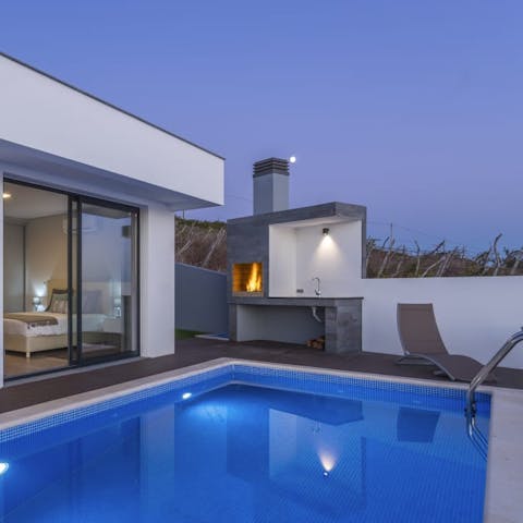 Fire up the barbecue for an alfresco feast beneath the stars